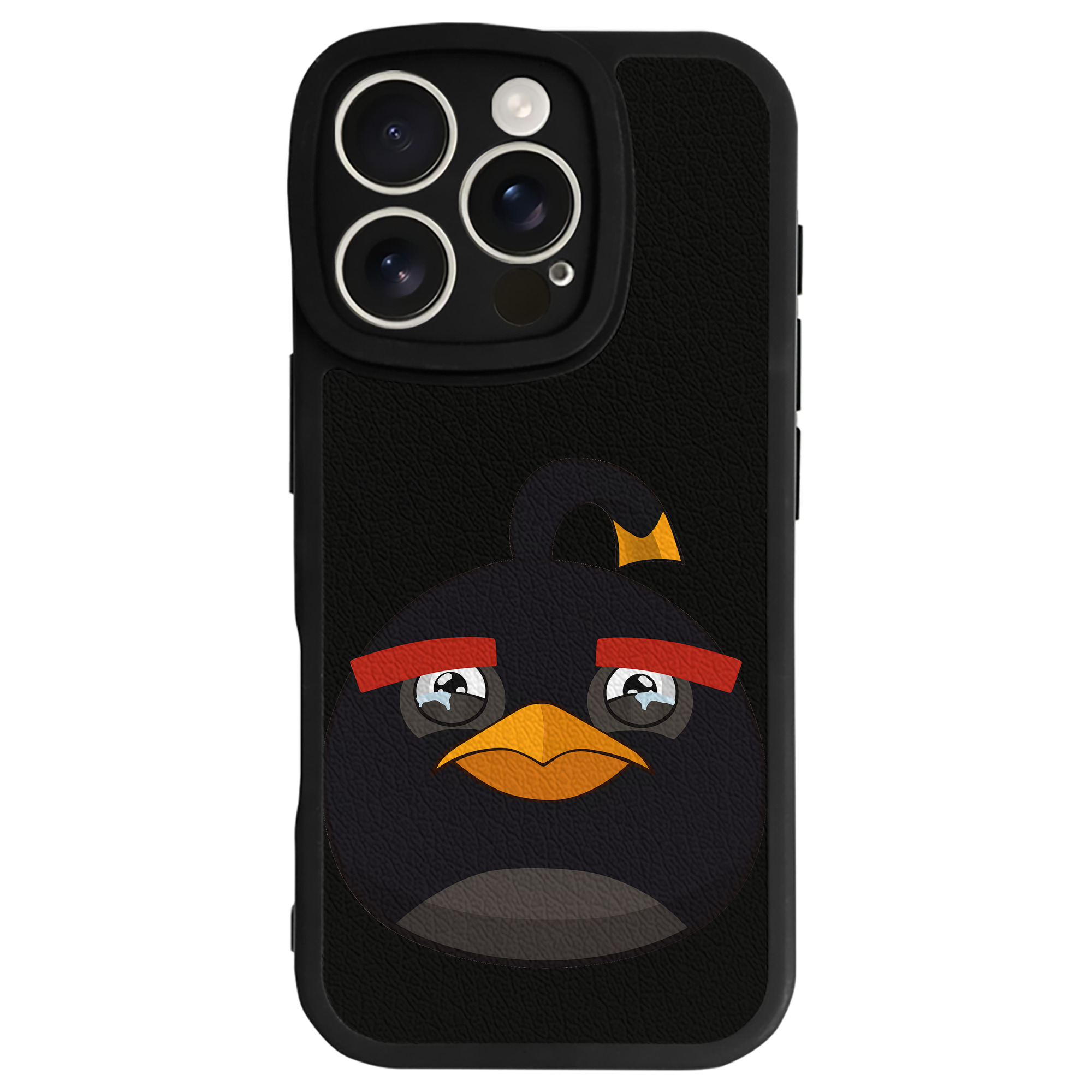 （画像用） Angry Birds アングリーバード 【iPhone 16シリーズ対応】シリコンスマホケース（レザー調） 材質：シリコン